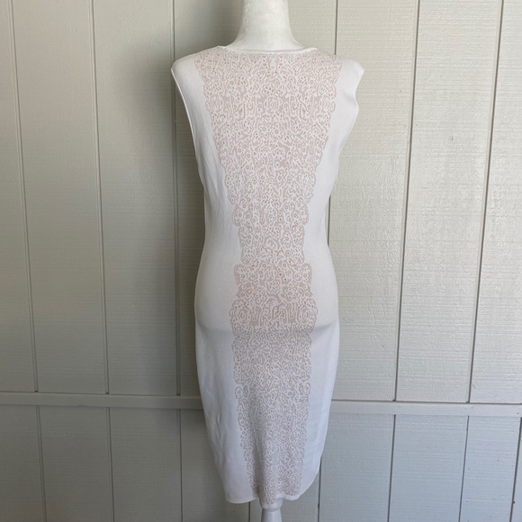 BCBGMaxazria Structured White Dress - Picture 6 of 8